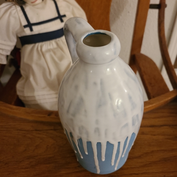 Drip Glaze Bottle/Jug Vase 8.5 x 5.5 - Picture 3 of 8